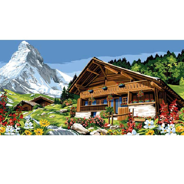 גובלן לרקמה עם ציור מודפס 170.15