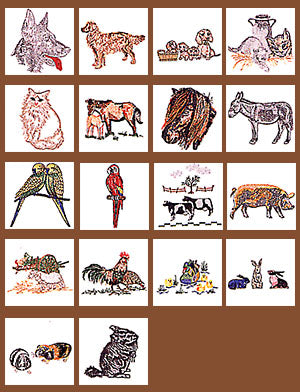 דוגמאות רקמה למכונות רקמה חיות מחמד