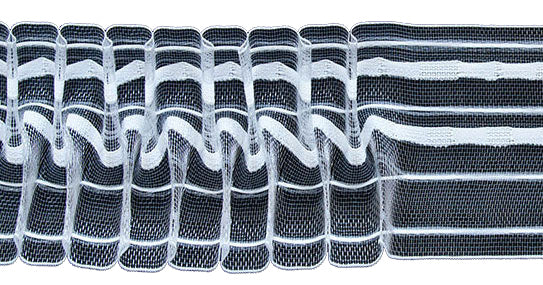 סרט כיווצים לוילון בד רשת שקופה