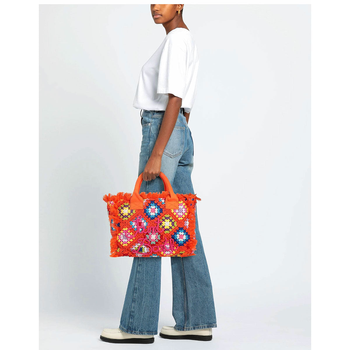 דוגמאות סריגת תיק במסרגה אחת