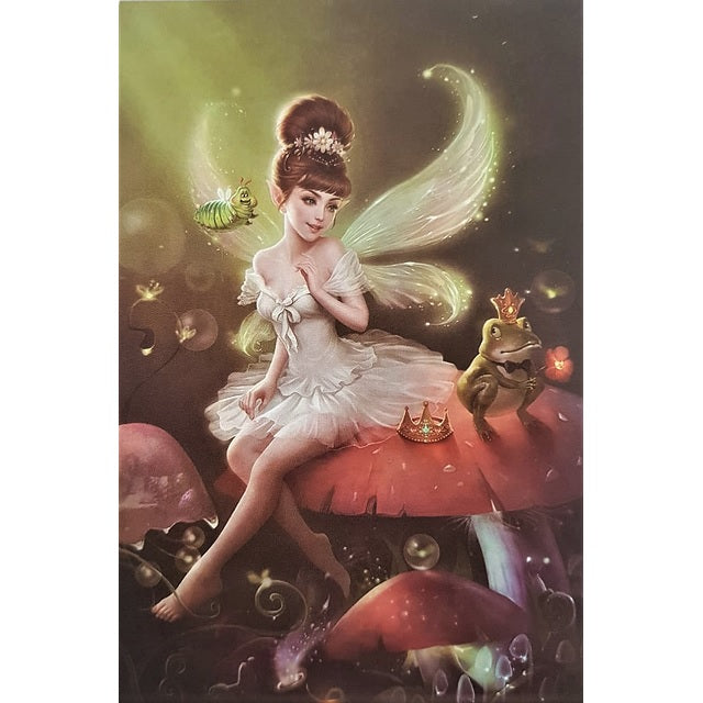 ערכת רקמה עם חרוזים ציור מודפס 640