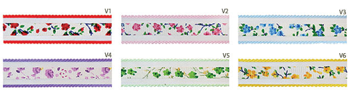 סרט ריפס מודפס עם דוגמה