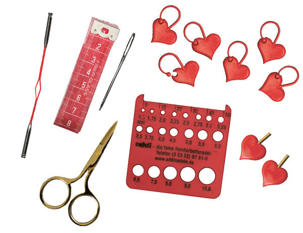 סט מסרגות וקרושה עם חיבור בקליק