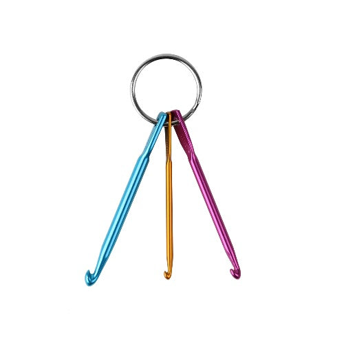 ערכה 3 מסרגות קרושה כי מחזיק מפתחות