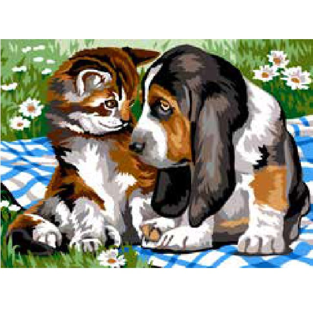 גובלן לרקמה עם ציור מודפס 72.2333