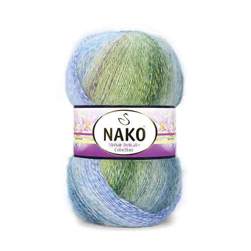 חוטי מוהר צבעוני MOHAIR DELICATE COLORFLOW