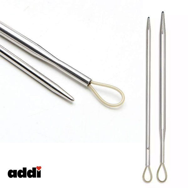 סט 2 מחטים לצמר ממתכת