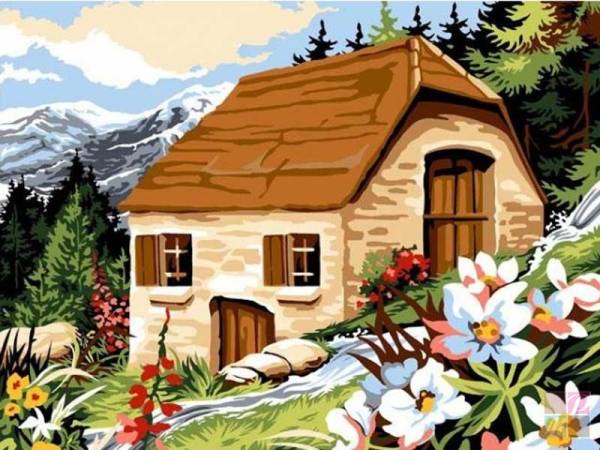 גובלן לרקמה עם ציור מודפס 926.286