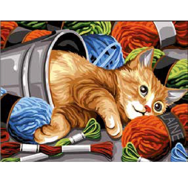 גובלן לרקמה עם ציור מודפס 926.313