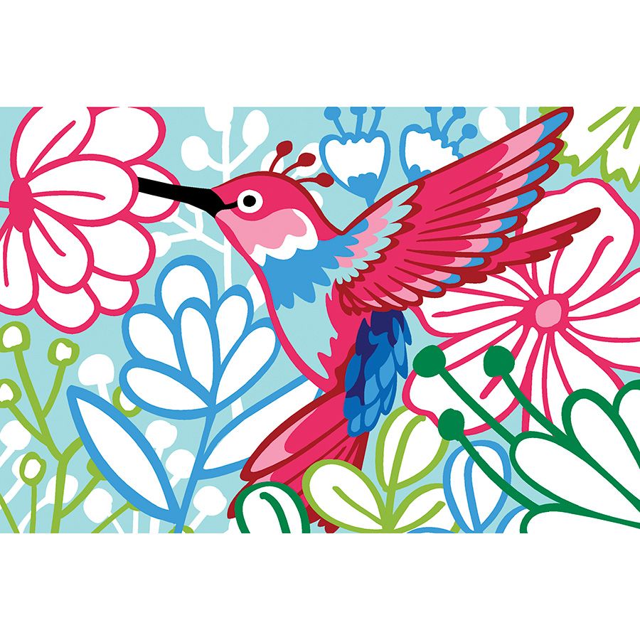 בד קנבס לרקמה עם ציור מודפס גודל 30X40 ס״מ 928.392