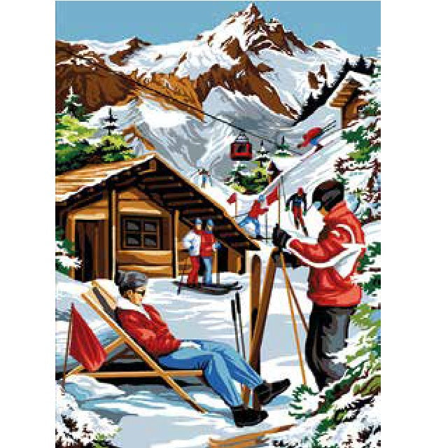 גובלן לרקמה עם ציור מודפס 929.577