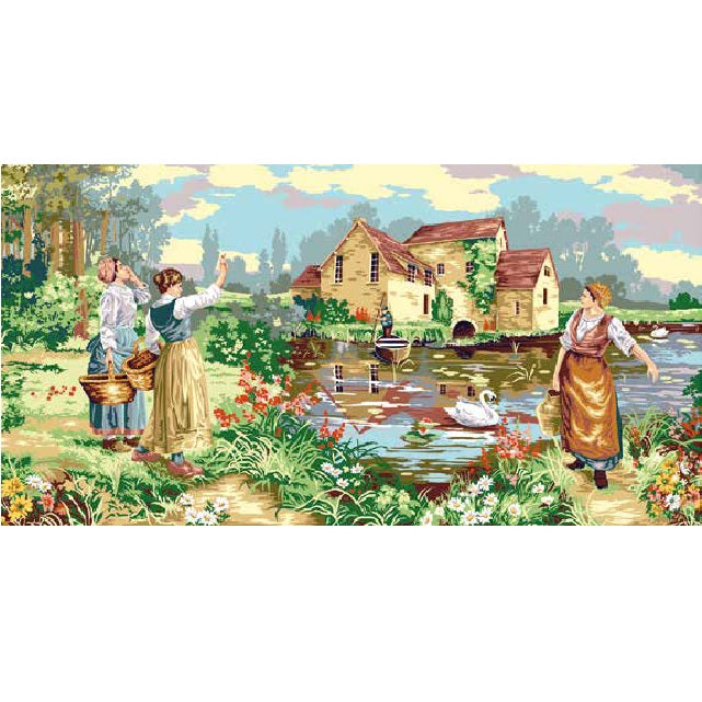 גובלן לרקמה עם ציור מודפס 932.106