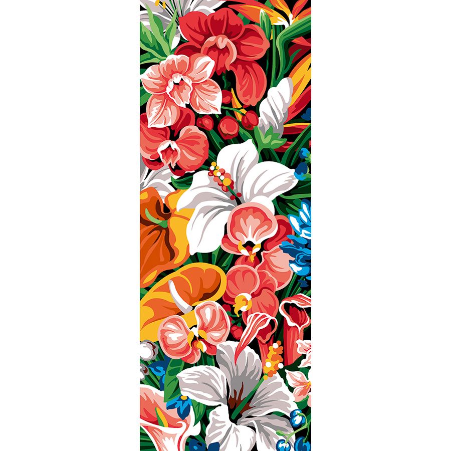 בד קנבס לרקמה עם ציור מודפס בגודל 25X60 ס״מ 950.182