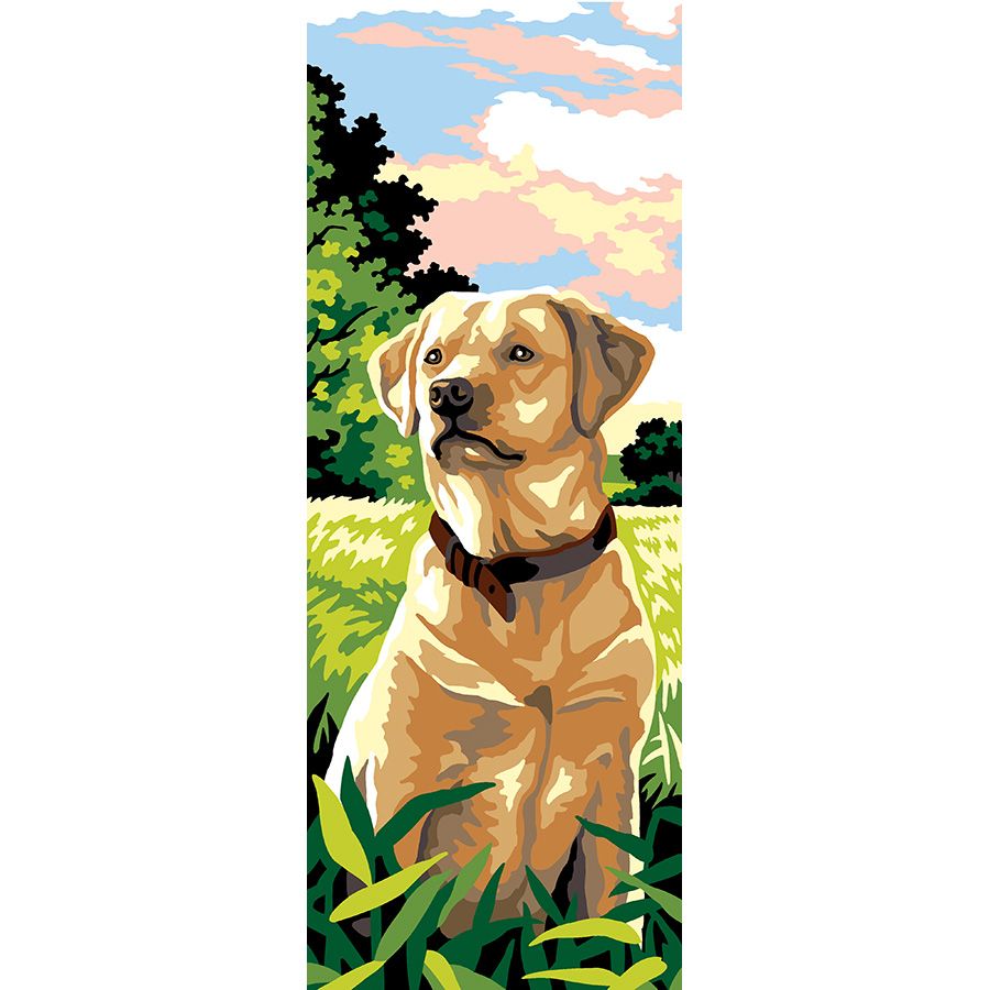 בד קנבס לרקמה מס׳ 950.202 עם ציור מודפס בגודל 25X60 ס״מ