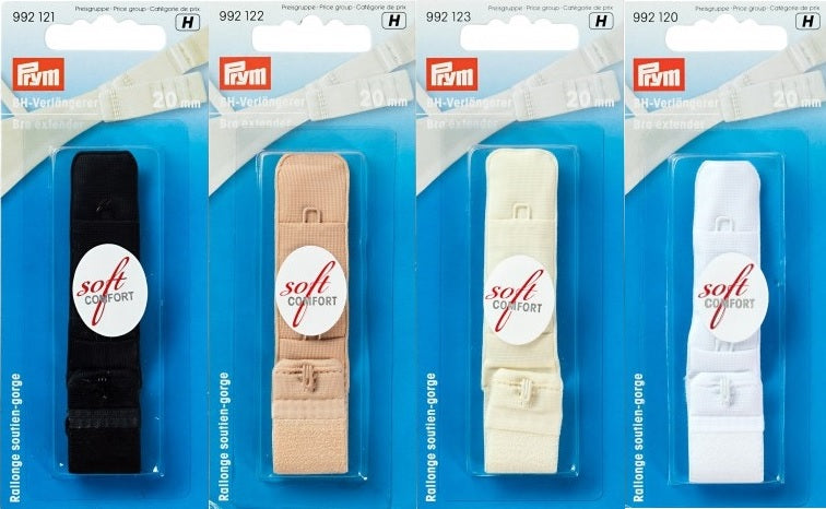 מאריך חזייה קרס 1 לבן/קרם/בז/שחור