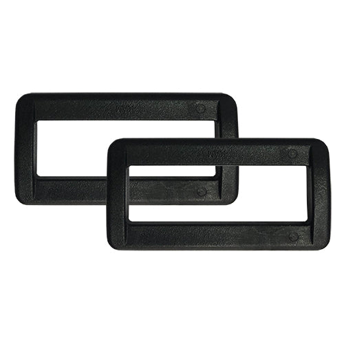 טבעת מרובעת לתיק שחור