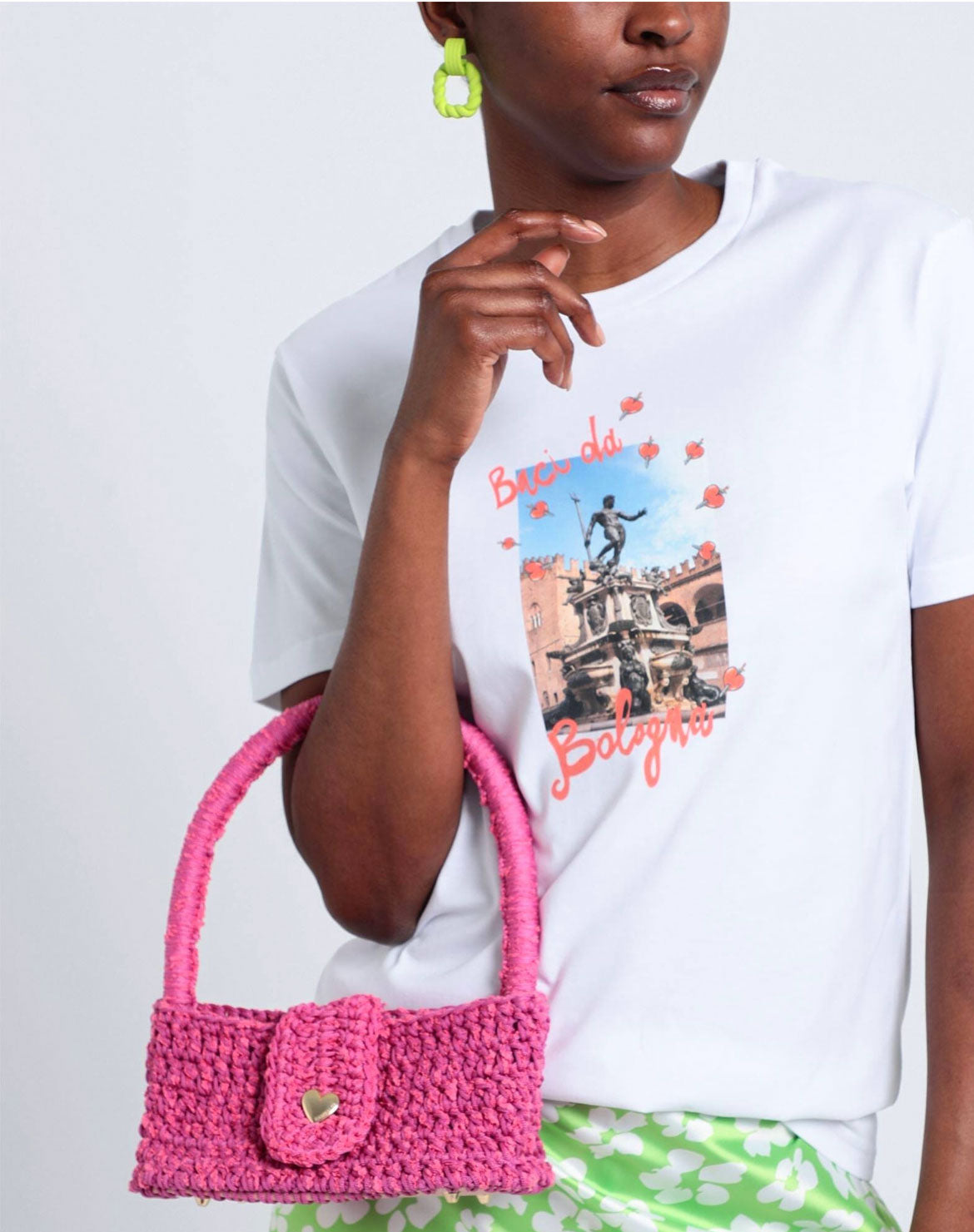 דוגמאות סריגת תיק צד