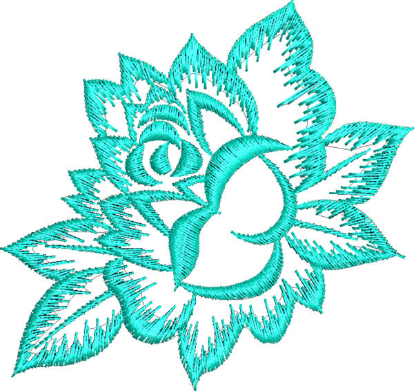 עיצוב תחרה למכונת רקמה קובץ רקמה