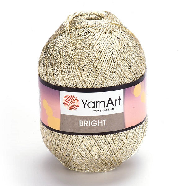 חוטי לורקס לסריגת קרושה BRIGHT 90g/340m