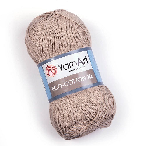 חוטי כותנה עבים לסריגת יד ECO COTTON 200g/220m