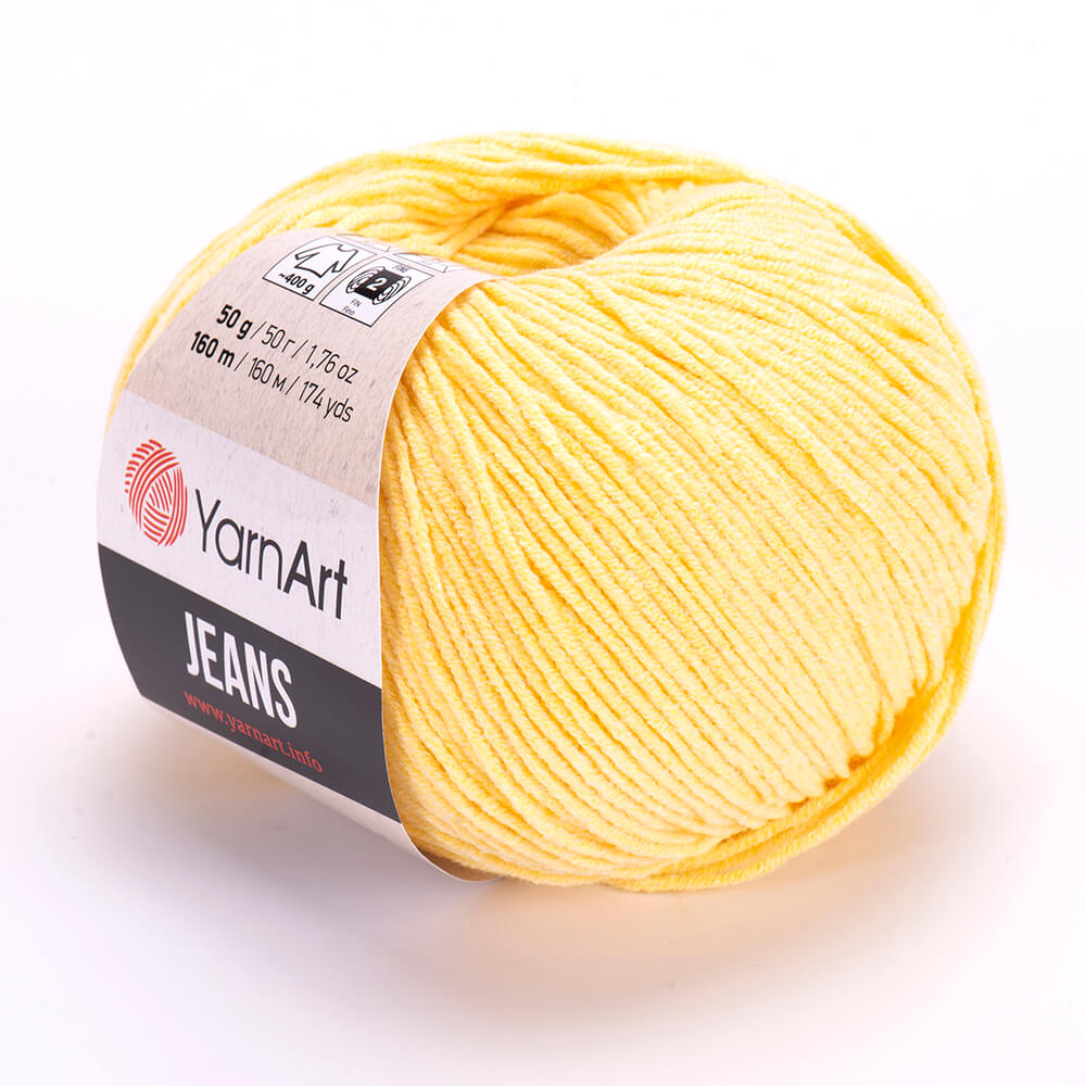 ג׳ינס חוטי כותנה למסרגות מס׳ 3-3.5 JEANS 50g/160m