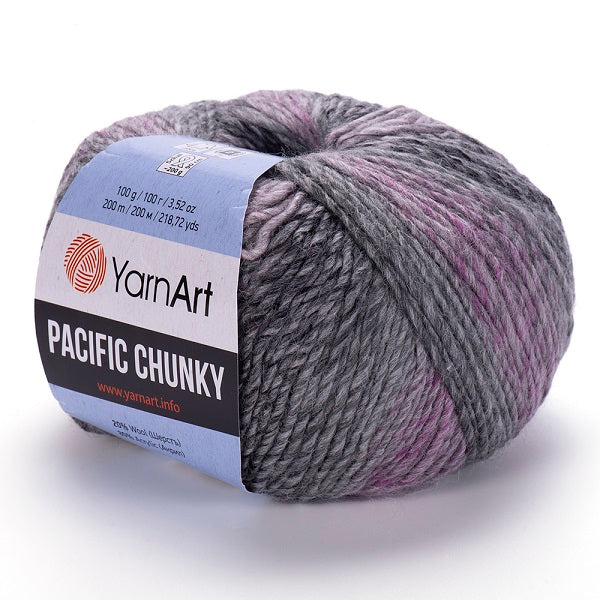 חוטי סריגת צבעים מתחלפים PACIFIC CHUNKY