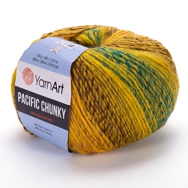חוטי סריגת צבעים מתחלפים PACIFIC CHUNKY
