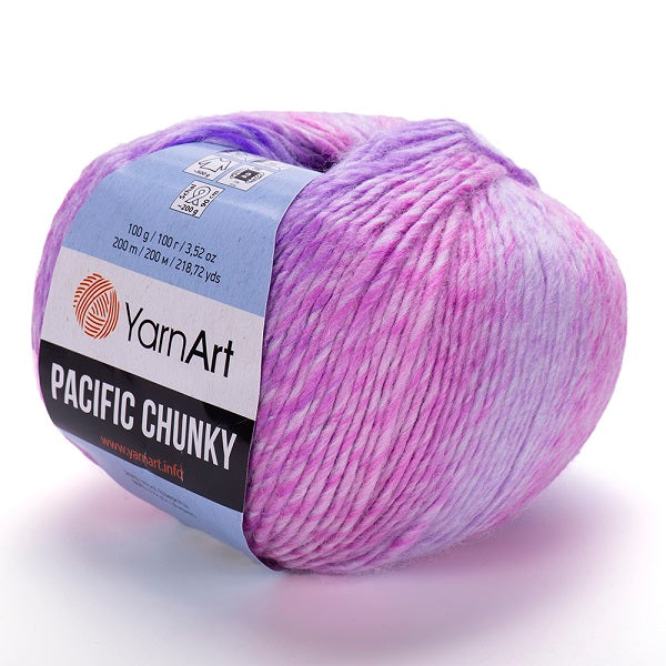 חוטי סריגת צבעים מתחלפים PACIFIC CHUNKY