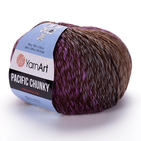 חוטי סריגת צבעים מתחלפים PACIFIC CHUNKY