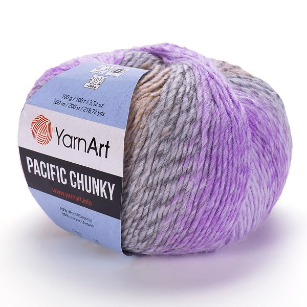 חוטי סריגת צבעים מתחלפים PACIFIC CHUNKY