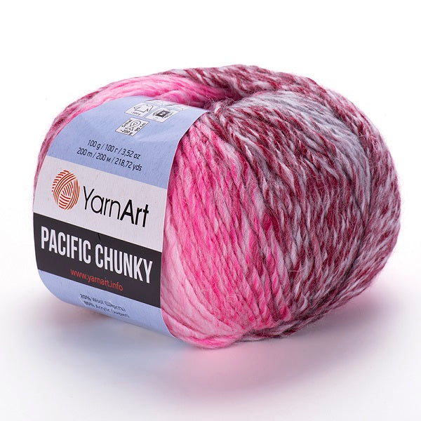 חוטי סריגת צבעים מתחלפים PACIFIC CHUNKY
