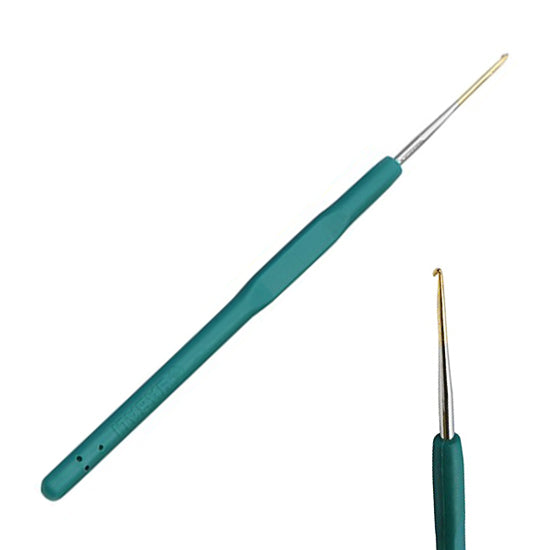 מסרגת קרושה עם ידית ארגונומית 0.5-1.75 ממ