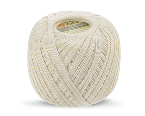 לילי חוטי כותנה לסריגת קרושה