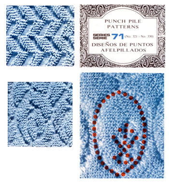 כרטיסי דוגמאות פטנט קטעים למכונת סריג