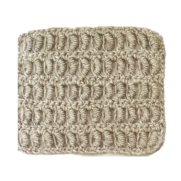 תרשים סריגה במסרגה אחת COIL STITCH