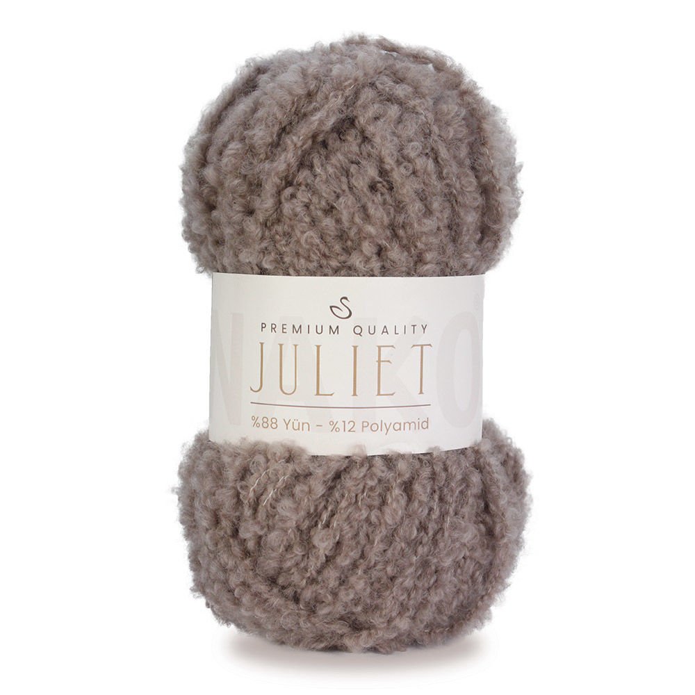 ג׳ולייט חוטי בוקלה פרימיום למסרגות 8-10 JULIET