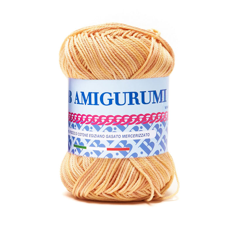 כותנה צבעונית לסריגת בובות וחולצות 50g/136m AMIGURUMI PRINT