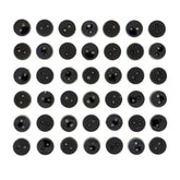 סט 42 כפתורים צבע שחור 6 מ״מ