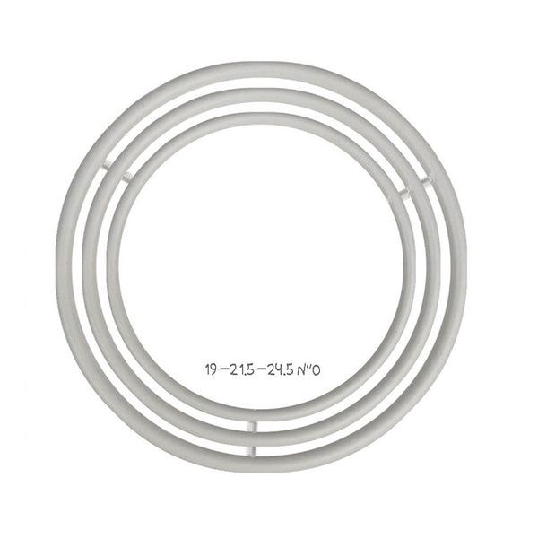 סט 3 חישוקים בסיס מקרמה 24.5-16 ס״מ