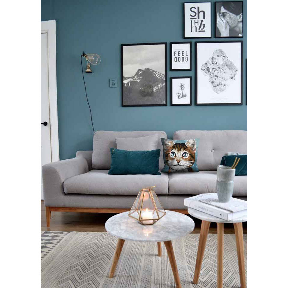 כרית לרקמה עם צמר עבה למבוגרים ולמתחילים 40X40 ס״מ 1903.211