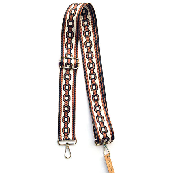 רצועה לתיק עם הדפס מותגים gucci