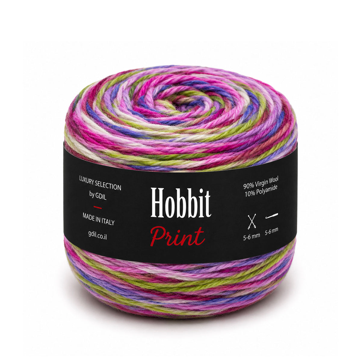 צמר מודפס תוצרת איטליה - HOBBIT PRINT
