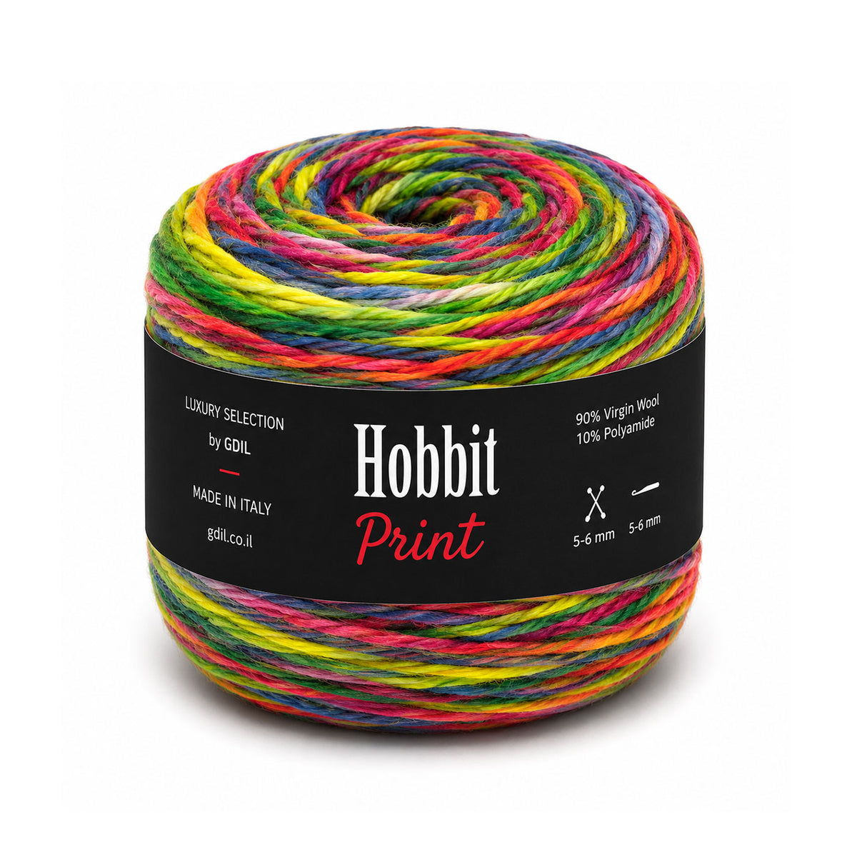 צמר מודפס תוצרת איטליה - HOBBIT PRINT