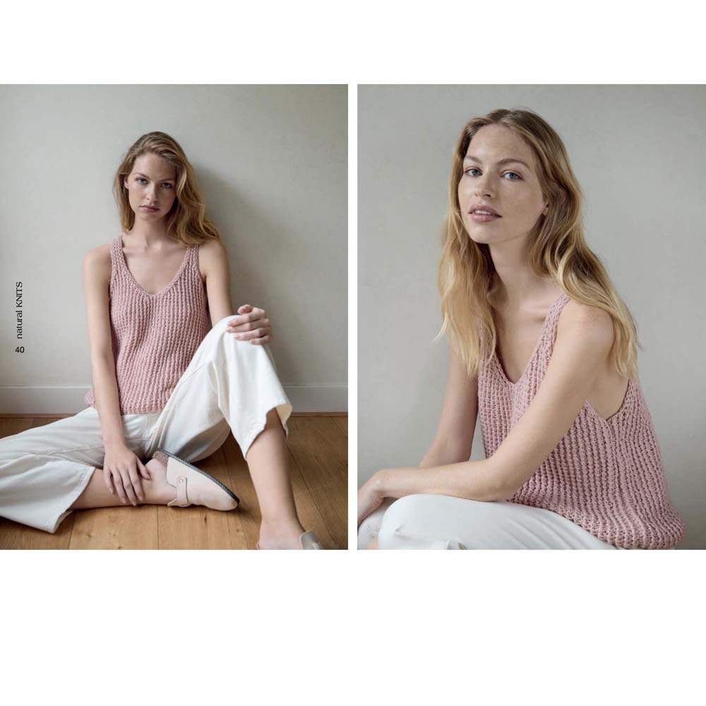 LANA GROSSA חוברת סריגה מס׳1 NATURAL KNITS - מהדורה גרמנית