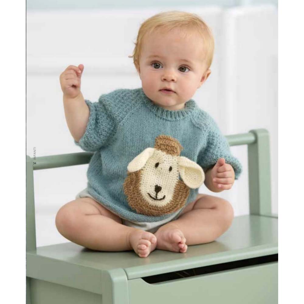 LANA GROSSA חוברת סריגה לתינוקות NO. 21 - מהדורה גרמנית