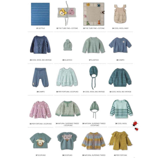 LANA GROSSA חוברת סריגה לתינוקות NO. 21 - מהדורה גרמנית