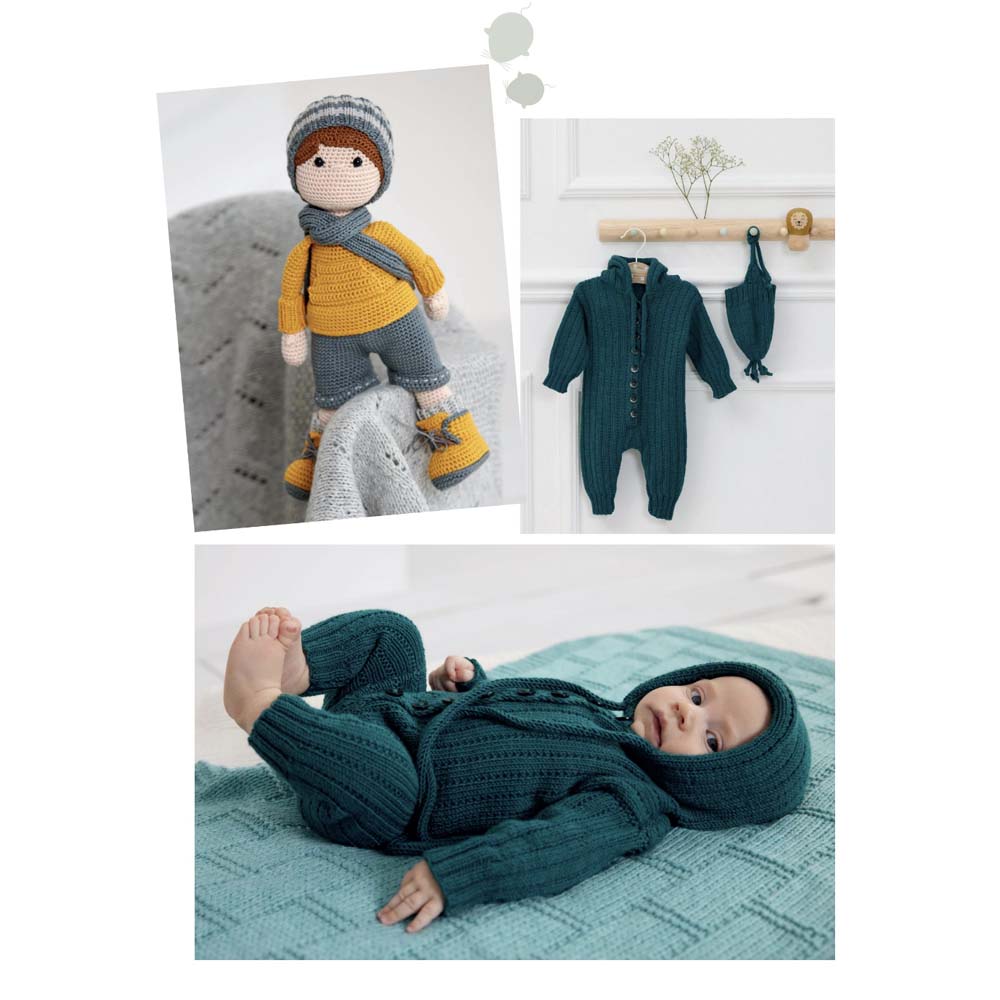 LANA GROSSA חוברת סריגה לתינוקות NO. 20 - מהדורה גרמנית