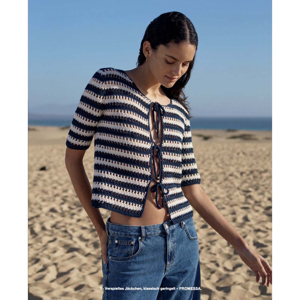 LANA GROSSA חוברת סריגה במסרגה אחת מס׳6 - מהדורה גרמנית