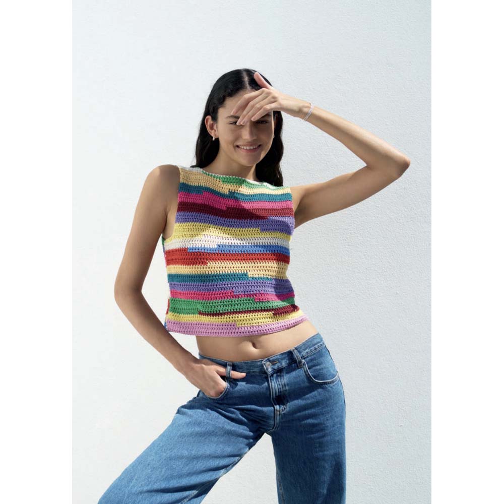 LANA GROSSA חוברת סריגה במסרגה אחת מס׳6 - מהדורה גרמנית