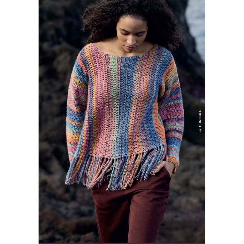 LANA GROSSA חוברת סריגה צבעונית מס׳15 - מהדורה גרמנית